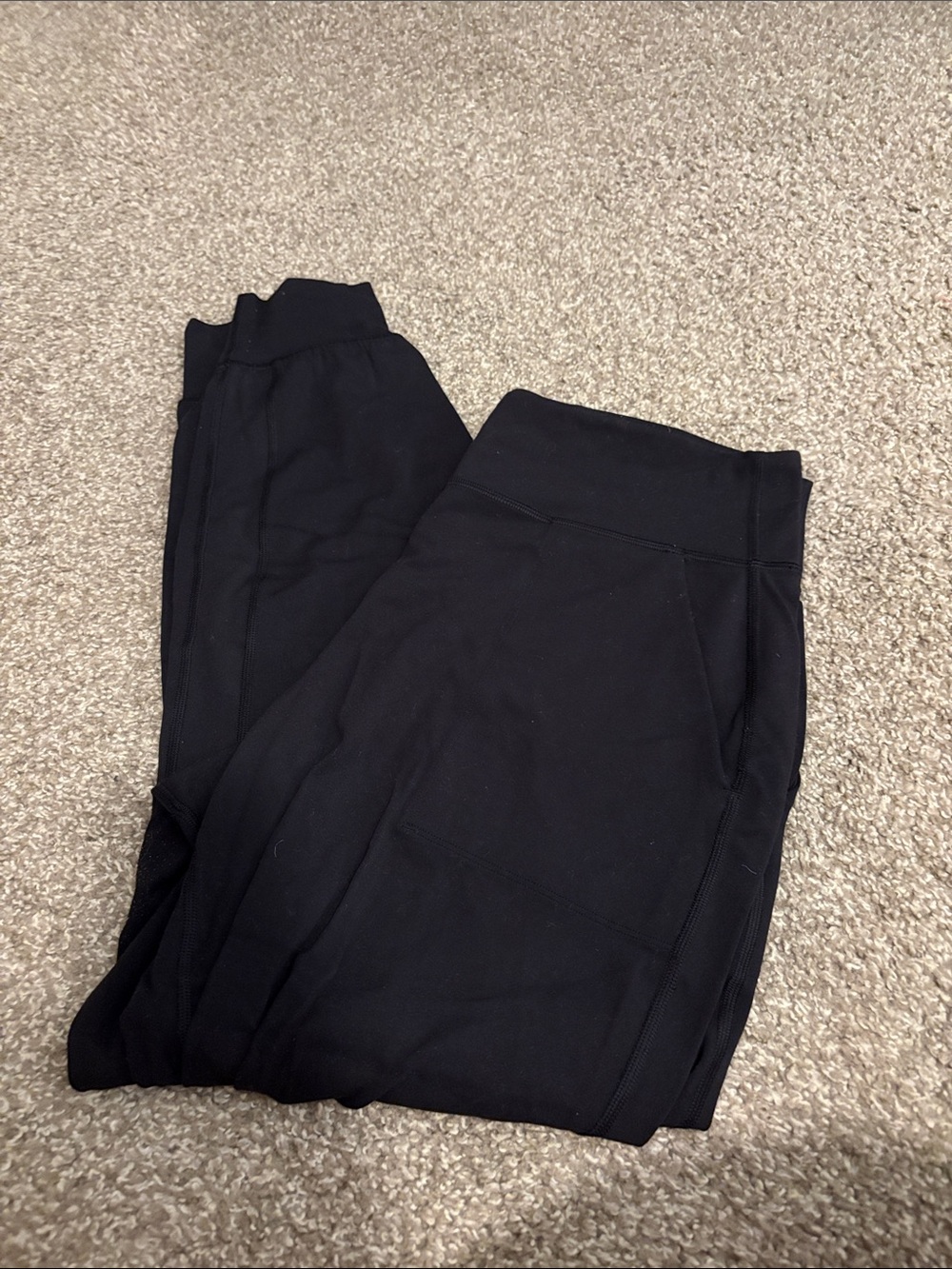 lululemon athletica Black Track Pants / Joggers